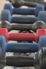 The image of barbells