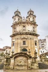 Fototapeta na wymiar Facade of Peregrina church