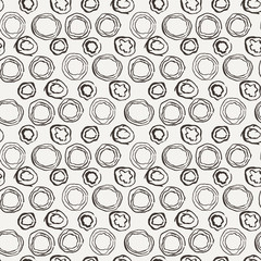 Seamless pattern with grunge circles.