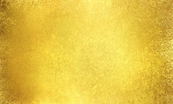 Gold Background Paper With Vintage Texture And Shiny Gold Surface, Elegant Yellow And Golden Brown Hues, Solid Gold Backdrop