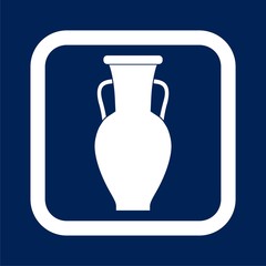 Flat Trophy Icon - Illustration