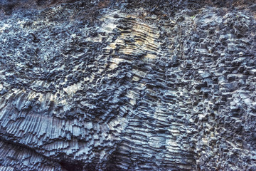Texture mountains Reynisfyal Cape Dyrholaey Iceland. Beauty world