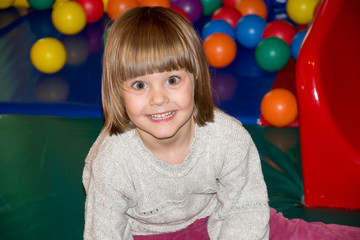 Child in a playroom