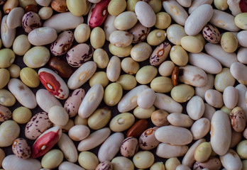 texture of colorful beans
