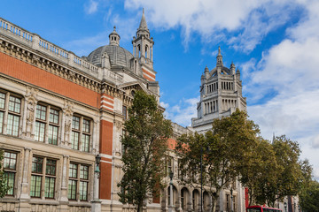 Victoria and Albert Museum in Kensington, London.