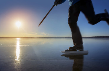 Man skating  in sweden © Mikael Damkier