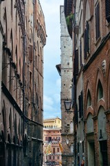 Obraz na płótnie Canvas Siena street view