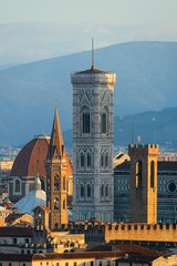 Florence Cathedral skyline bell tower