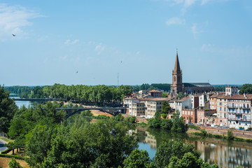 Fototapeta na wymiar Saint Orens in Montauban, France