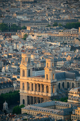 Fototapeta na wymiar Paris rooftop