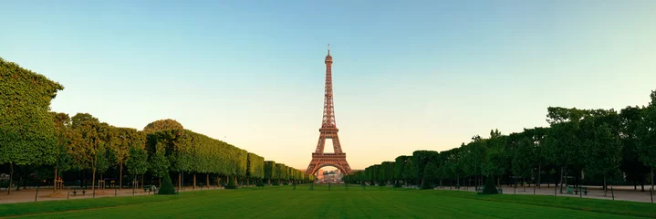 Schilderijen op glas Eiffeltoren Parijs © rabbit75_fot