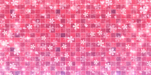 Fototapeta premium 桜 春 花 背景 