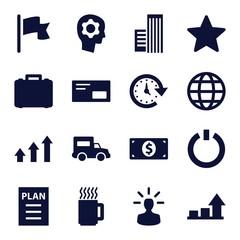Set of 16 Startup filled icons