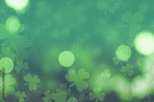 st. patrick's day abstract background