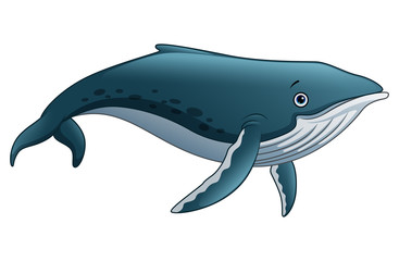 Fototapeta premium Sperm whale cartoon