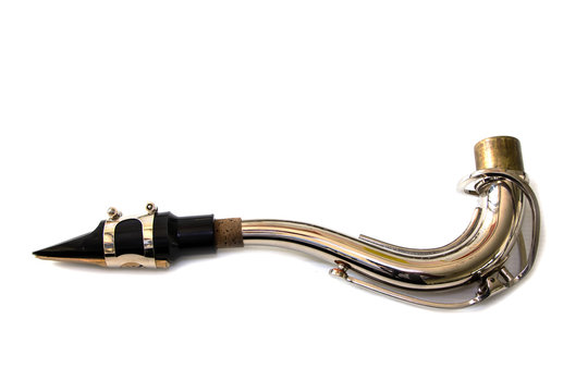 fragment of a saxophone