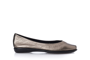 Fototapeta premium shoes flats light colored summer with bow shoes