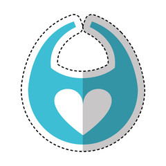 baby bib isolated icon vector illustration design