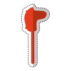 horse wooden isolated icon vector illustration design