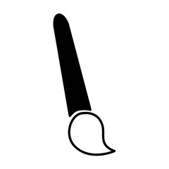 paint brush isolated icon vector illustration design