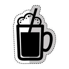 beer glass isolated icon vector illustration design