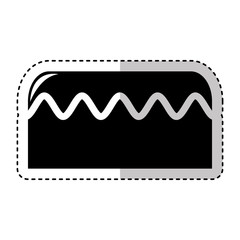 delicious cake isolated icon vector illustration design