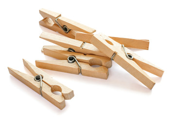 wooden underwear clothespins