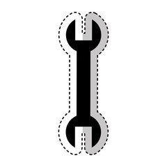 wrench tool isolated icon vector illustration design