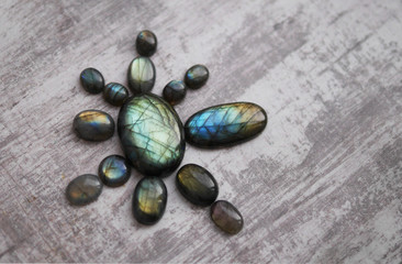 Cabochons stone Labrador.