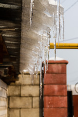 Fototapeta premium number of icicles