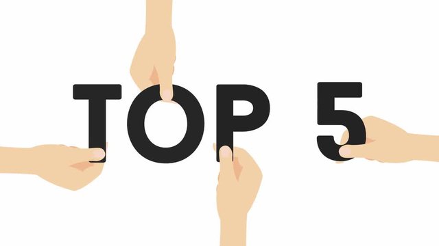 Top 5 - Ranglisten Aufz&auml;hlung - 4K Video Alpha