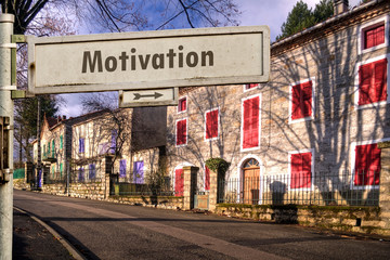 Schild 185 - Motivation