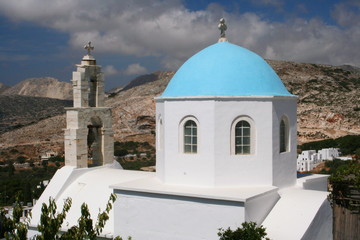 Fototapeta na wymiar Kykladische Kirche 