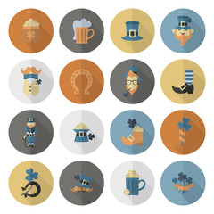 Saint Patricks Day Icon Set