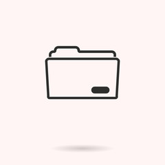 Folder - vector icon.