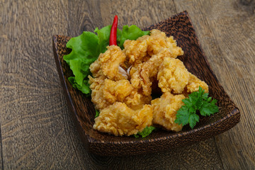 Crispy chicken nuggets