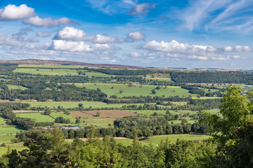Fototapeta na wymiar Yorkshire Dales landscape near West Witton, North Yorkshire, England, UK