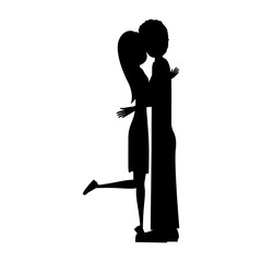 people in love couple icon, vector illustration image