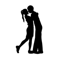 people in love couple icon, vector illustration image