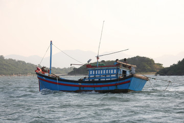 Naklejka na ściany i meble Marine boats. Vietnam
