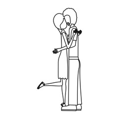 people in love couple icon, vector illustration image