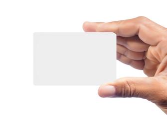 Obraz premium Hand holding card