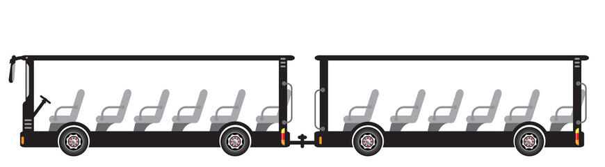 Open side Shuttle Mini bus