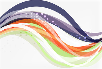 Colorful wave abstract background