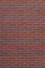 vertical part of red brick wall
