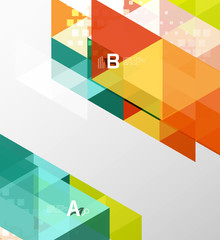 Vector geometric abstract background