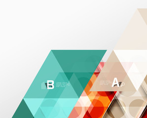 Vector minimalistic triangle design