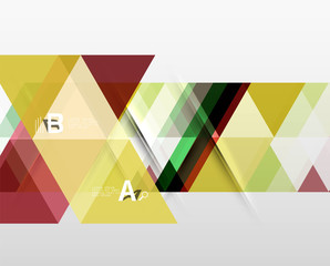Vector minimalistic triangle design