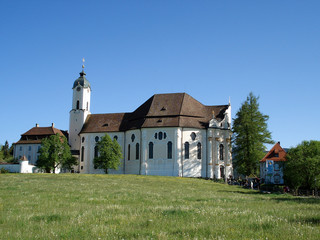 Fototapeta premium Deutschland - Allgäu - Wieskirche