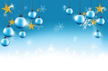 snowflake on background and in vector